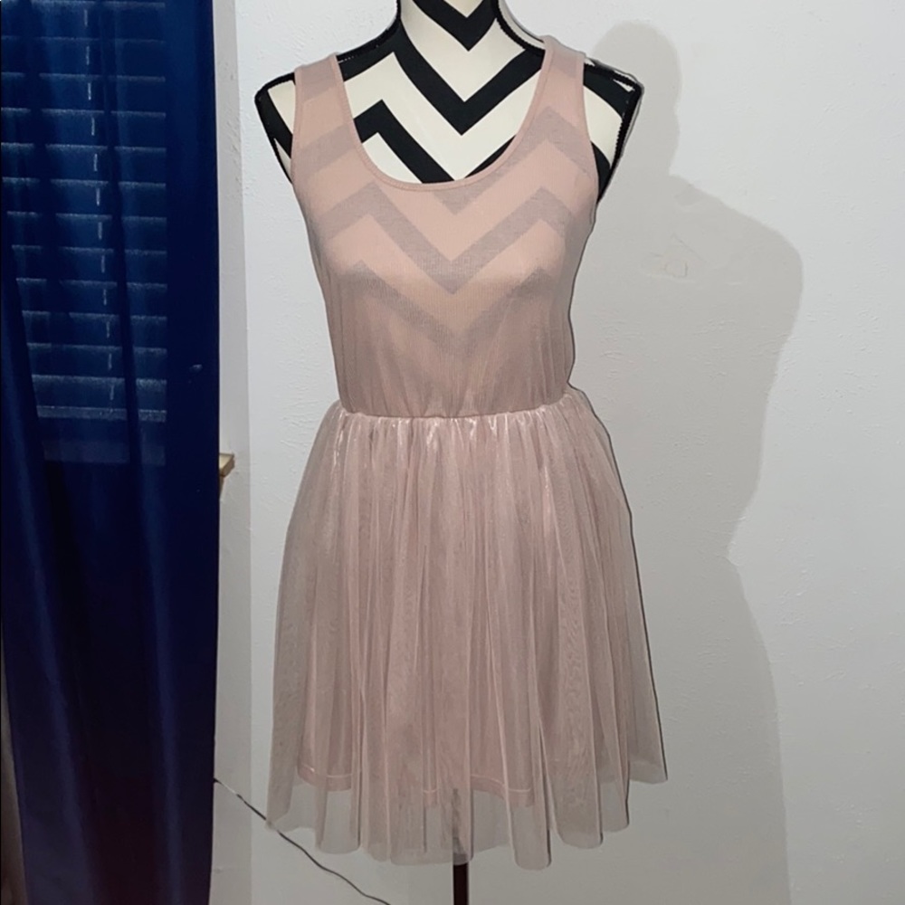 Champagne Tank Top Dress